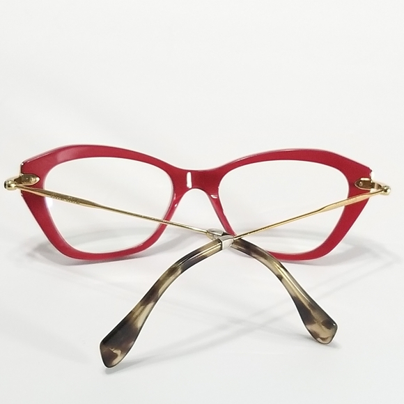 Gorgeous Miu Miu Red Eyeglasses Frames - Picture 4 of 16